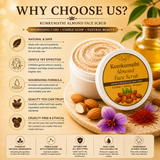 Herbal almond scrub for skin nourishment