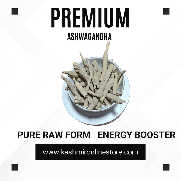 Premium Ashwagandha (Raw) | 100% Pure Whole Roots
