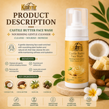 Castile butter face cleanser with shea and aloe vera