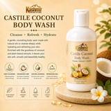 Castile coconut body wash for naturally healthy skin