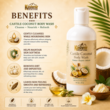 Coconut moisturizing body cleanser