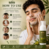 Olive facewash for fresh skin glow