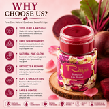 Beetroot lip butter with aloe vera and vitamin E