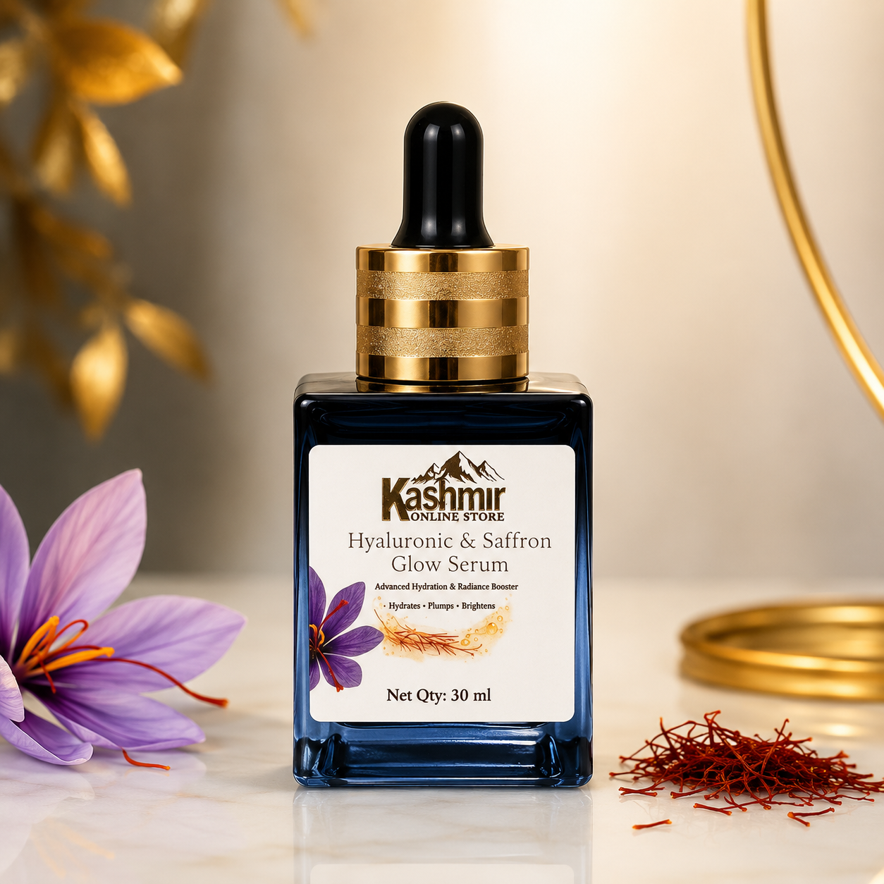 Hyaluronic acid serum for skin nourishment