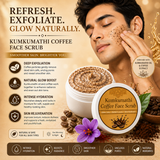 Kumkumadi coffee scrub for daily skincare routine