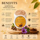 Coffee facial scrub with natural herbal ingredients