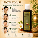 Ayurvedic facial glow oil for women and men
