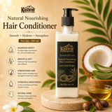 Nourishing hair conditioner for naturally smooth hair
