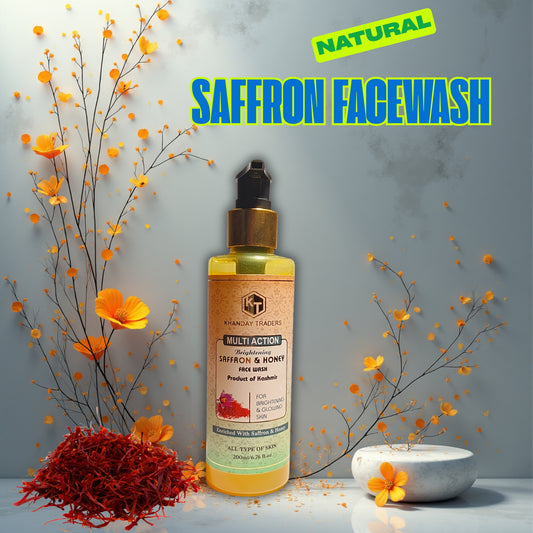 Buy Saffron Facewash Online – Natural Ayurvedic Skincare- Kashmir Online Store