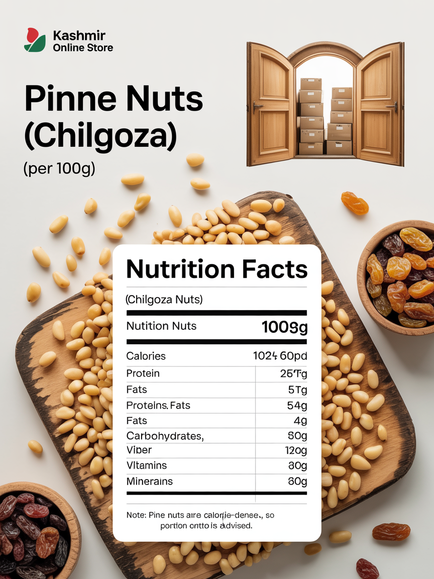chilgoza nutrition