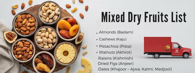 Mixed Dry Fruits List