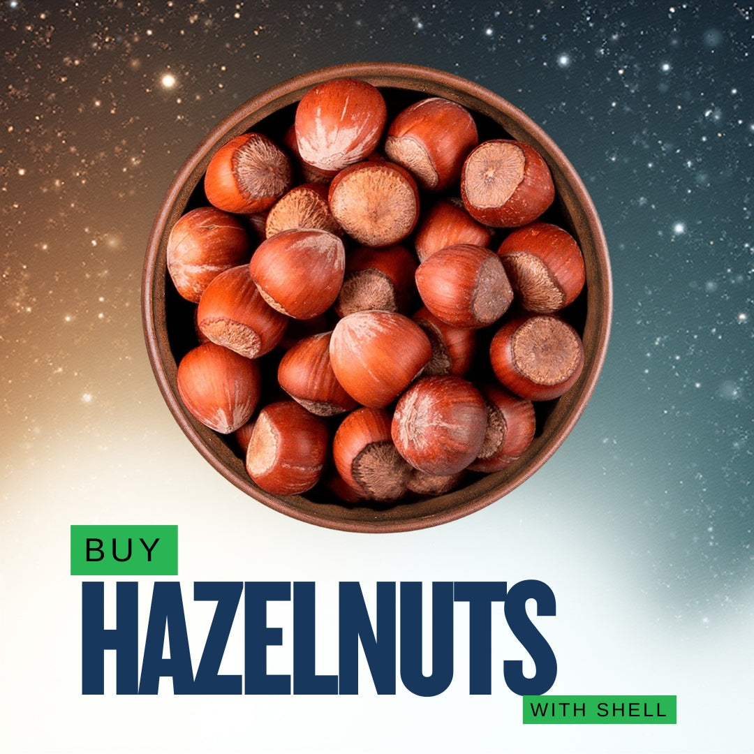 hazelnuts with shell
