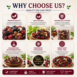 Premium assorted dry fruits and berries in a delicious mixed berry blend