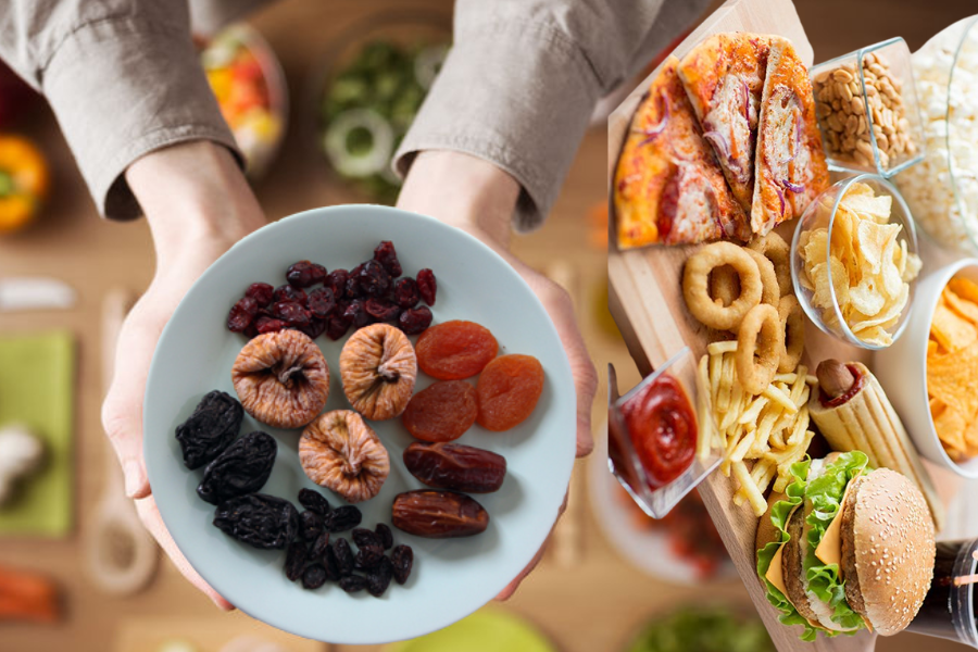 Impact On The Mental Health Of People Going From Junk Food To Dry Frui
