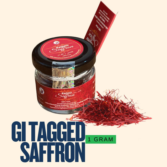 Kashmiri saffron pack sizes for home use and gifting