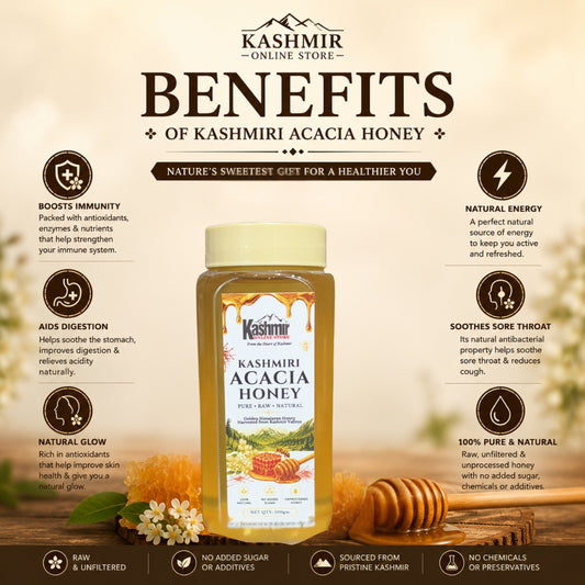 Premium Acacia honey for immunity support