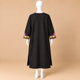Black Kashmilon Woolen Pheran for Women