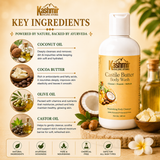 Creamy body wash with Castile and cocoa butter