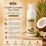 Castile coconut facewash for naturally healthy skin