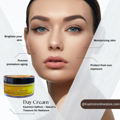 Buy Kashmiri Saffron Cream For Skin Brightening, Radiant Glow & Dark Spots