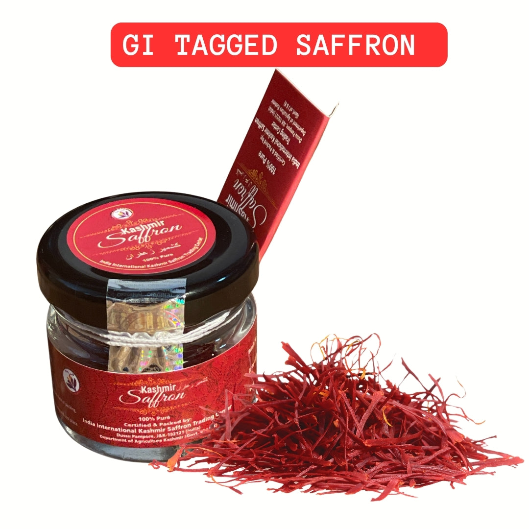 Buy GI tagged Kashmir Mongra Saffron 15gm | Grade A+++