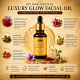 Herbal glow face oil for daily skincare routine