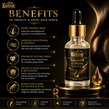 Hair shine serum for smooth frizz free hair