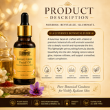 Natural facial oil for healthy radiant glow