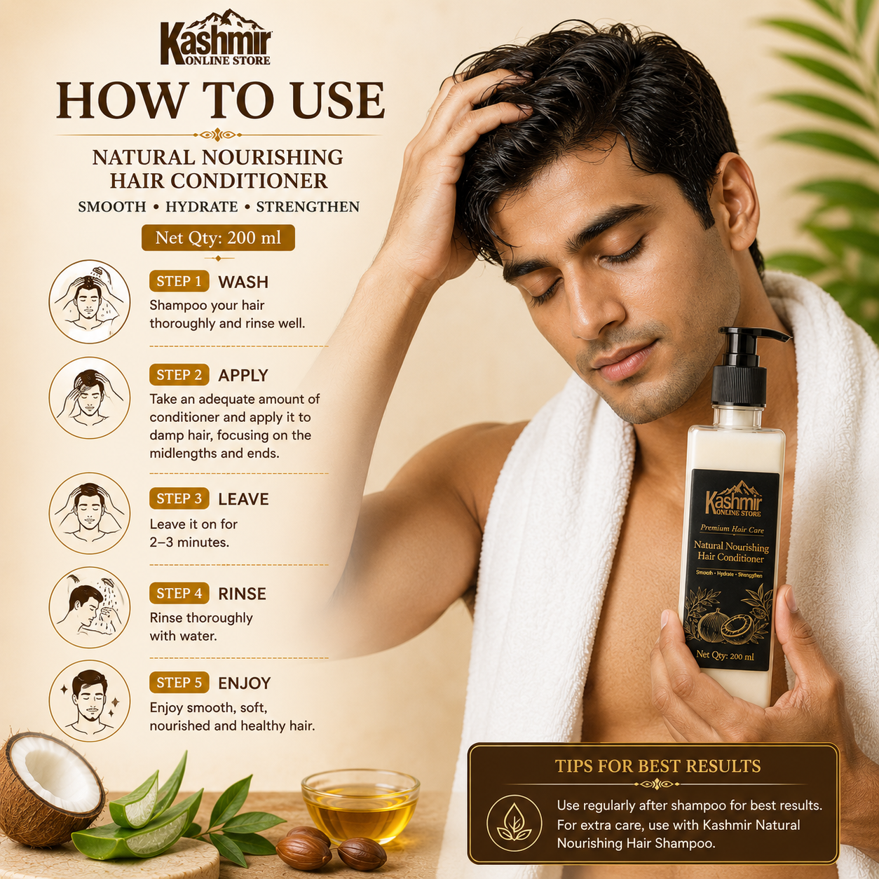 Hair conditioner for dry sensitive hair