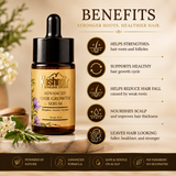 Herbal hair growth serum with onion and castor oil