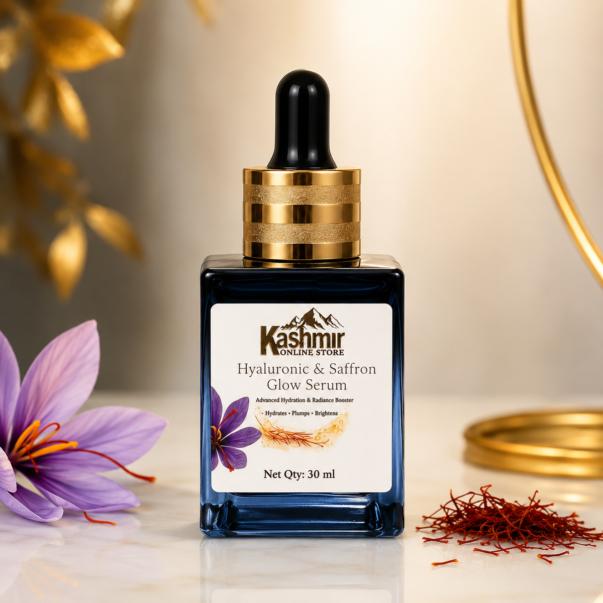 Hyaluronic acid serum for skin nourishment