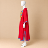 Kashmilon Red Embroidered Pheran