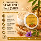 Almond and Kumkumadi face scrub for tan removal