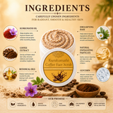 Kumkumadi coffee scrub for dry rough skin