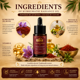 Herbal Kumkumathi oil for skin nourishment