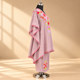 Mauve Crush Kashmiri Kaftan with Matching Bottom