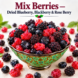 Mix Berries Dried Blueberry Blackberry & Rose Berry