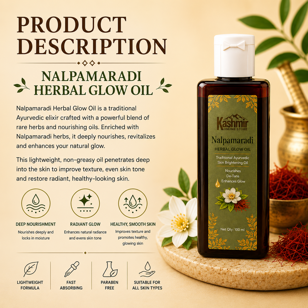Nalpamaradi Oil for Uneven Skin Tone