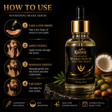 Beard growth and repair serum for men