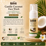 Coconut facewash for long lasting hydration
