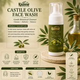 Olive facewash for long lasting hydration