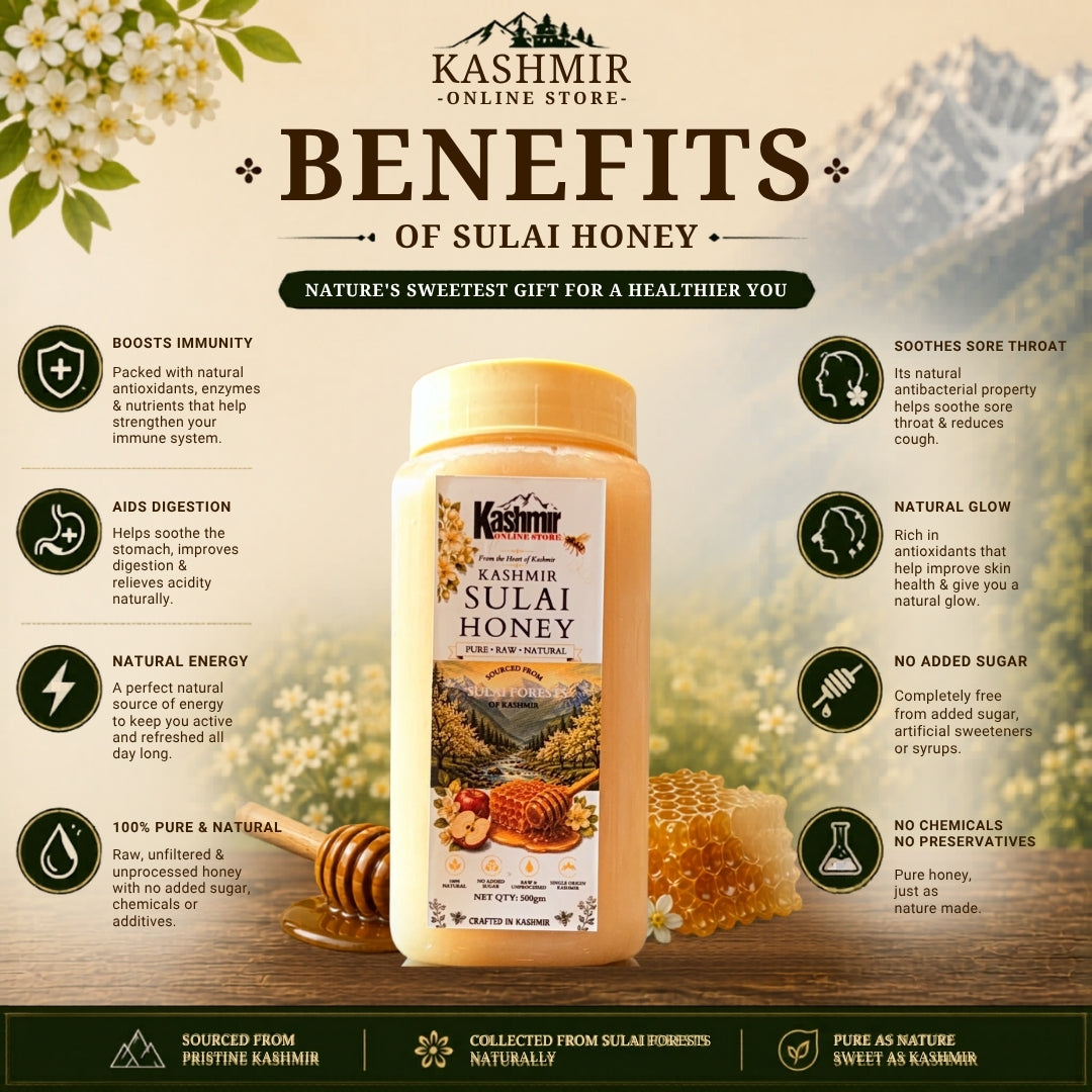 Pure Sulai honey for natural energy and wellness