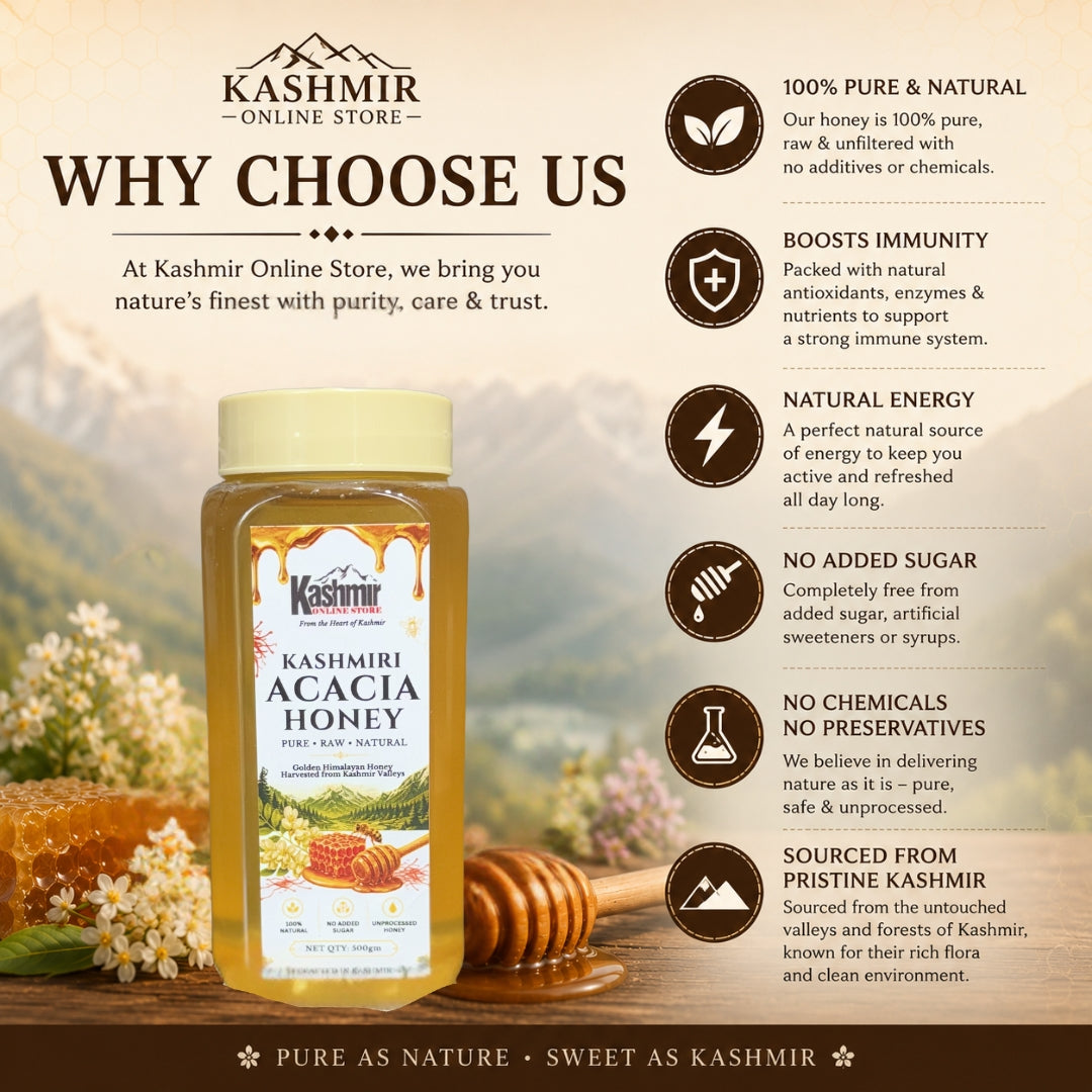 Premium Kashmiri honey for energy and wellness