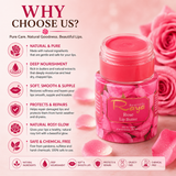 Rose lip butter with almond oil nourishment