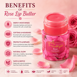 Rose butter balm for soft supple lips