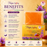 Luxurious saffron soap for natural glow