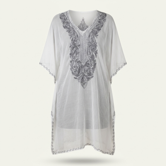white-grey-chiffon-long-kaftan