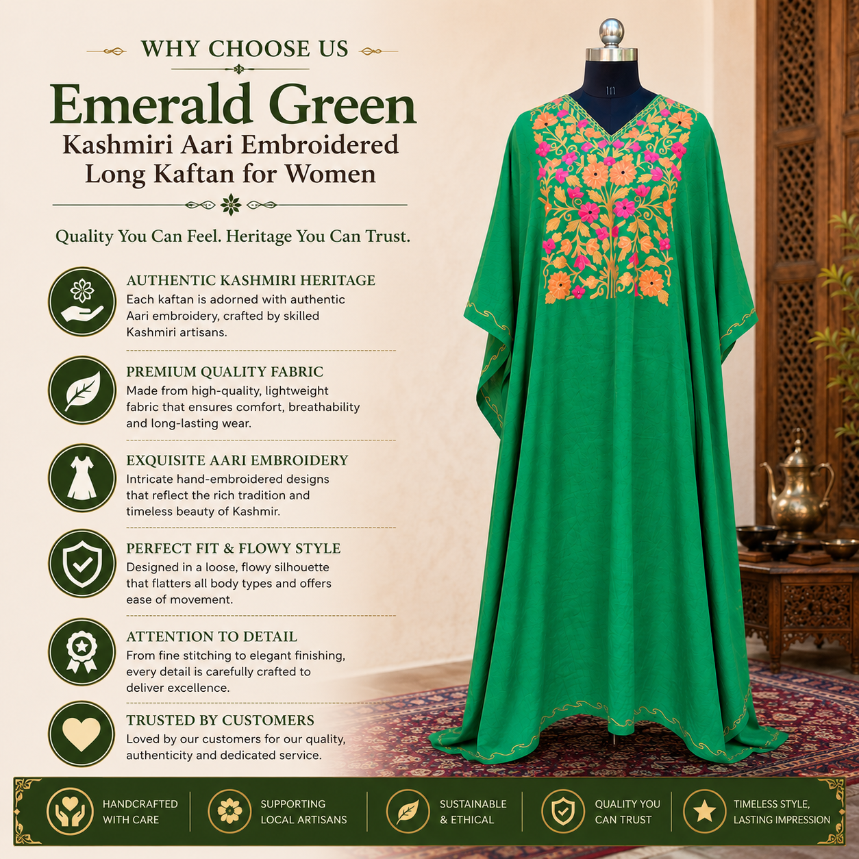 womens-emerald-green-kaftan