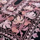 Premium Black Kashmiri Embroidered Short Kurti