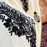 Premium Ivory White Kashmiri Aari Kaftan